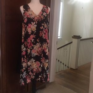 Beautiful lined asymmetrical summer dress